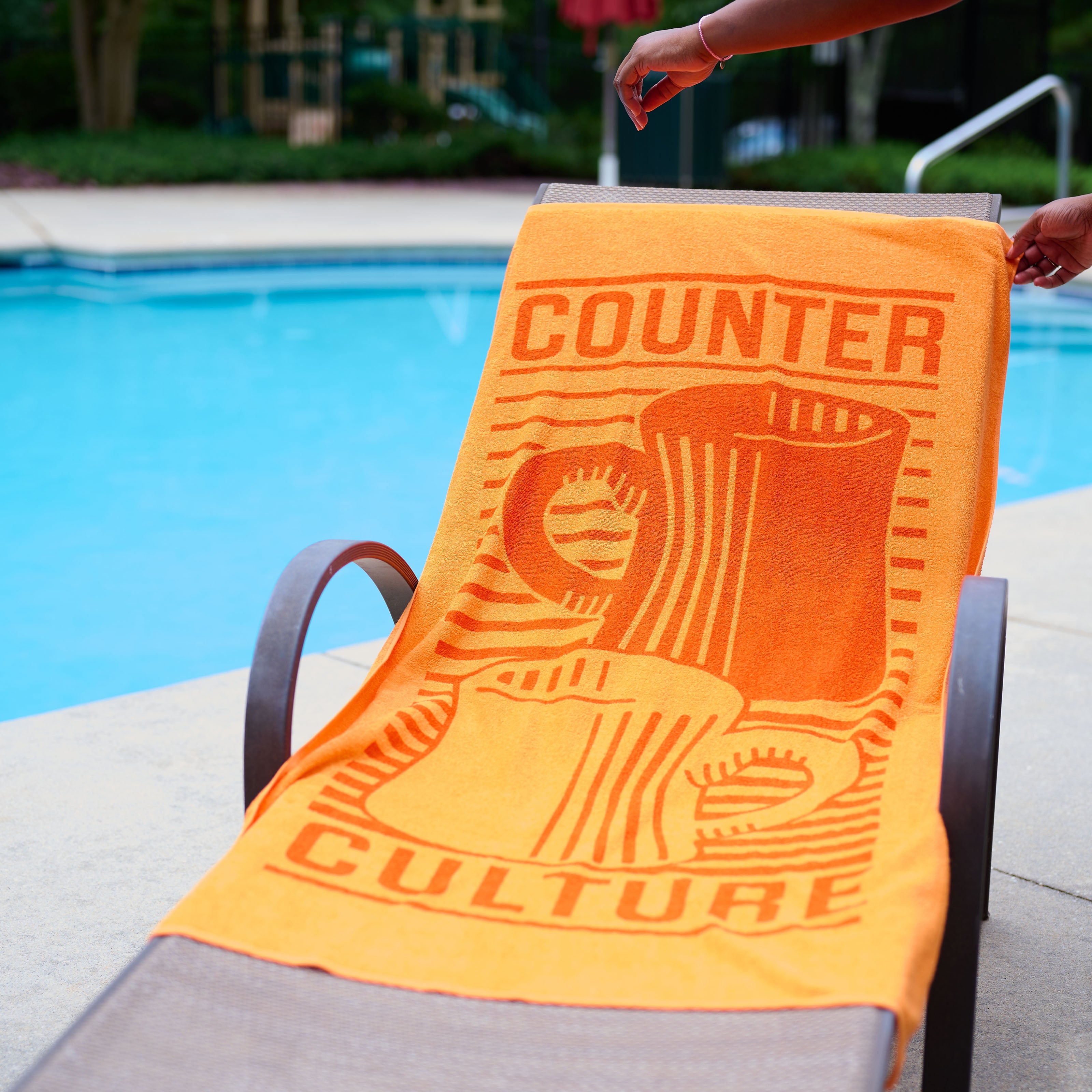 Counter Culture Coffee - Retail Beach Towel - Orange at Counter Culture Coffee