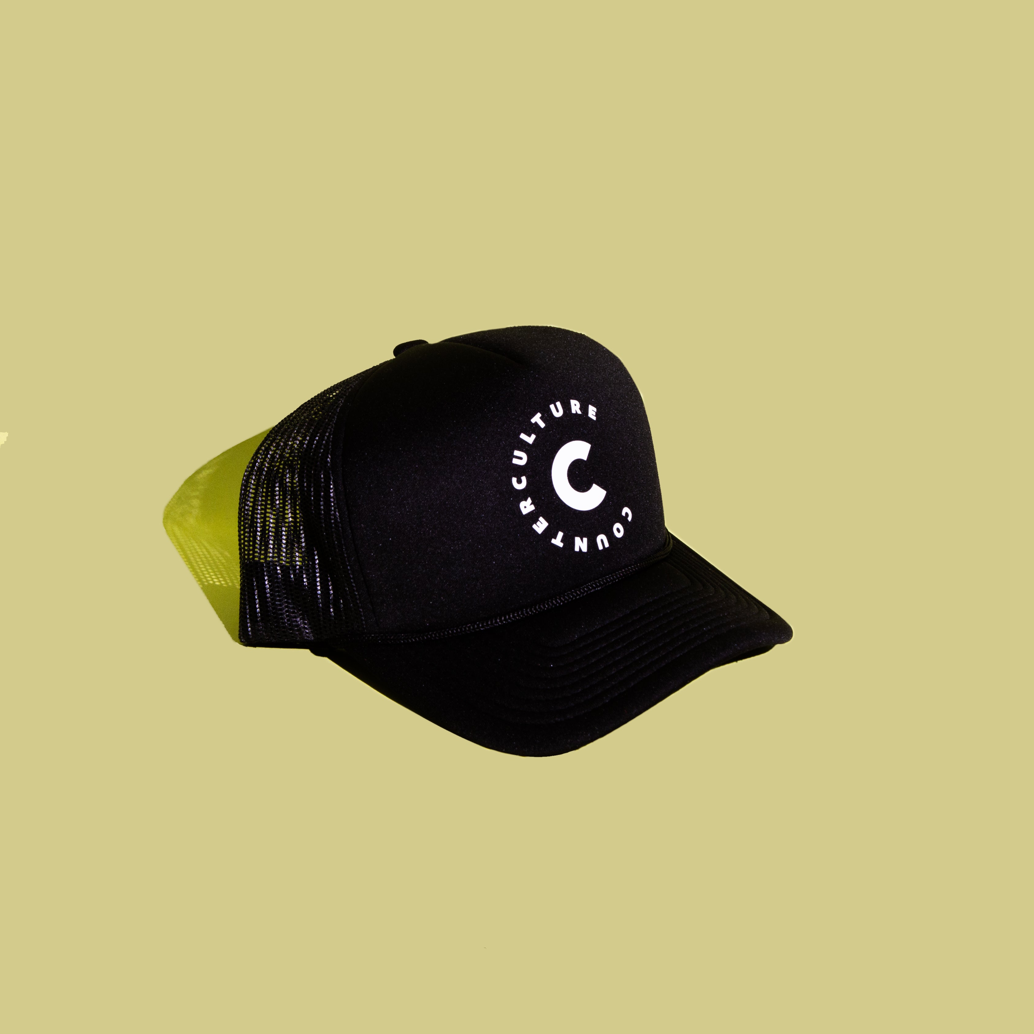 Black Trucker Hat